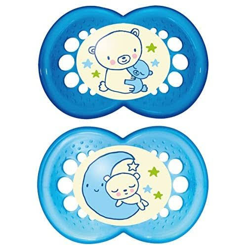 Mam Night 6+m Soother - Blue