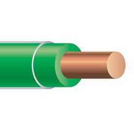 Southwire Insulated Solid Copper Wire - Green, 500', 12 Awg