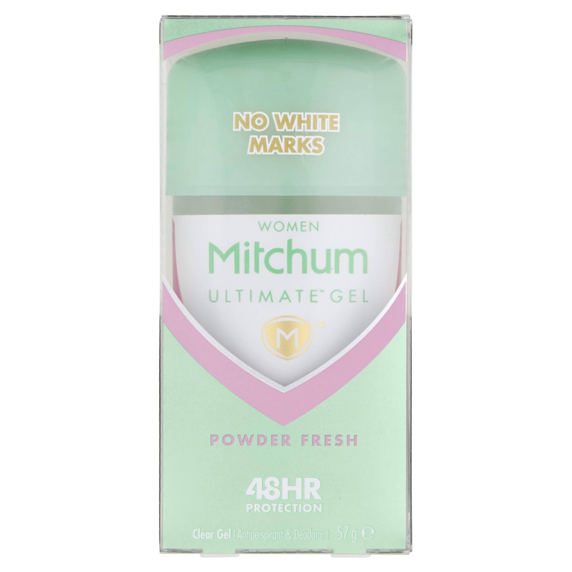 Mitchum Ultimate Women 48HR Protection Clear Gel Antiperspirant & Deodorant - Powder Fresh, 57g