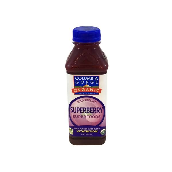 Columbia Gorge Organic SuperBerry Juice - 15.2 fl oz bottle