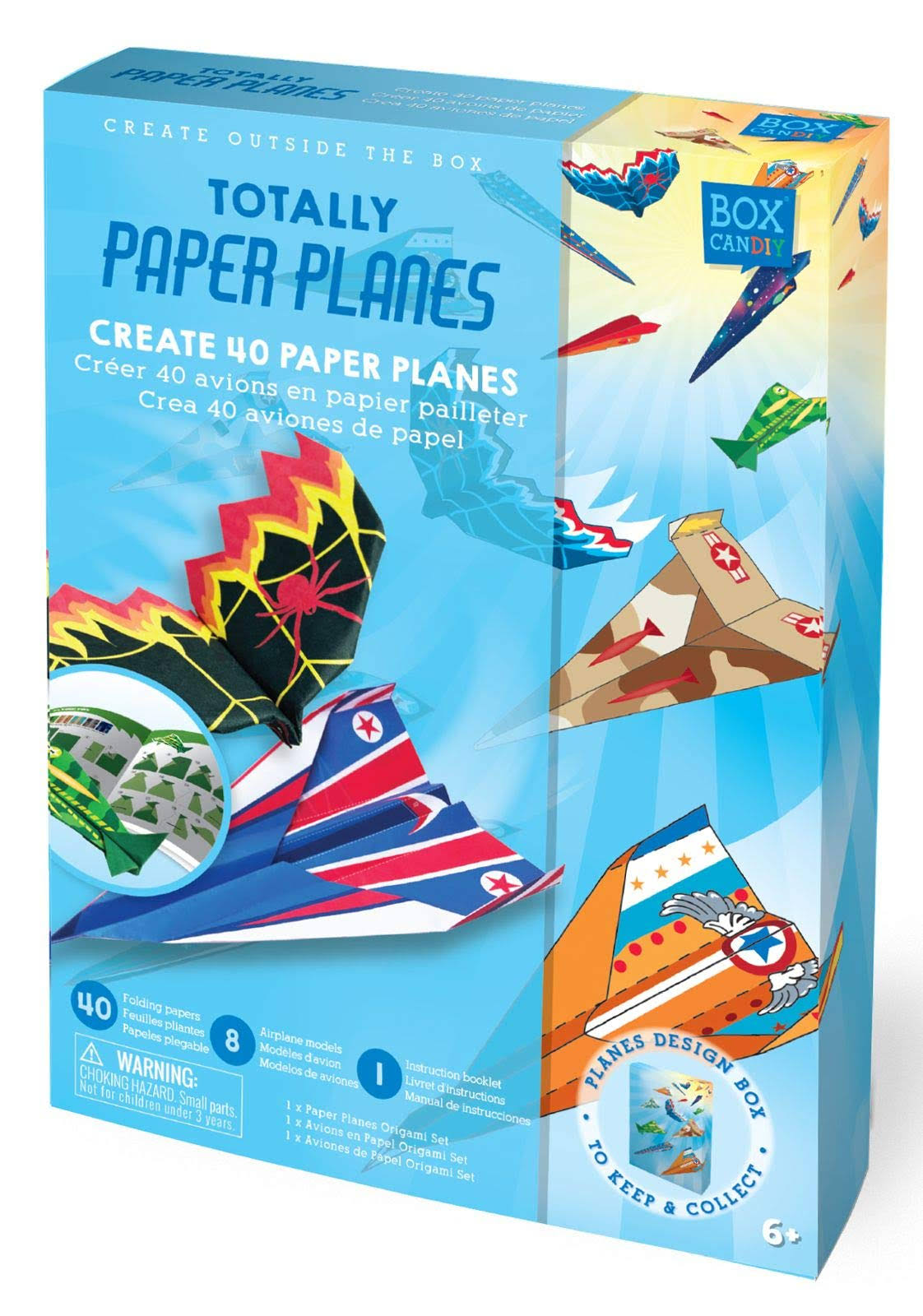 Box CANDIY Totally Paper Planes Origami Set One-Size