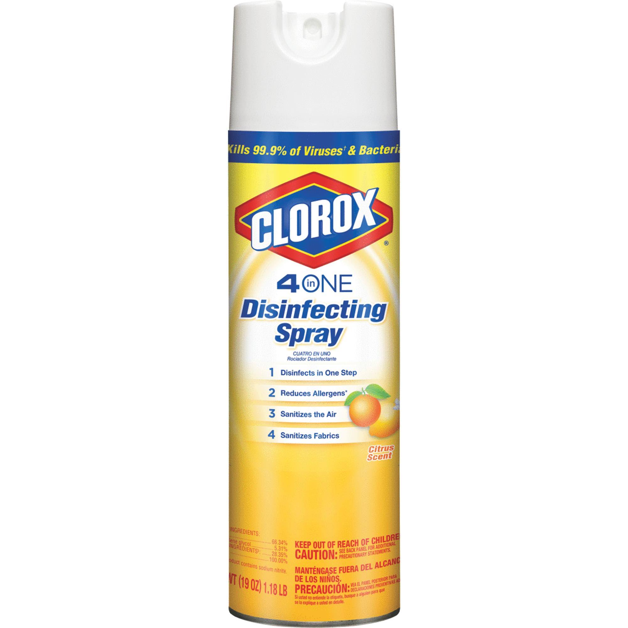Clorox 4 In One Disinfecting Spray - Citrus