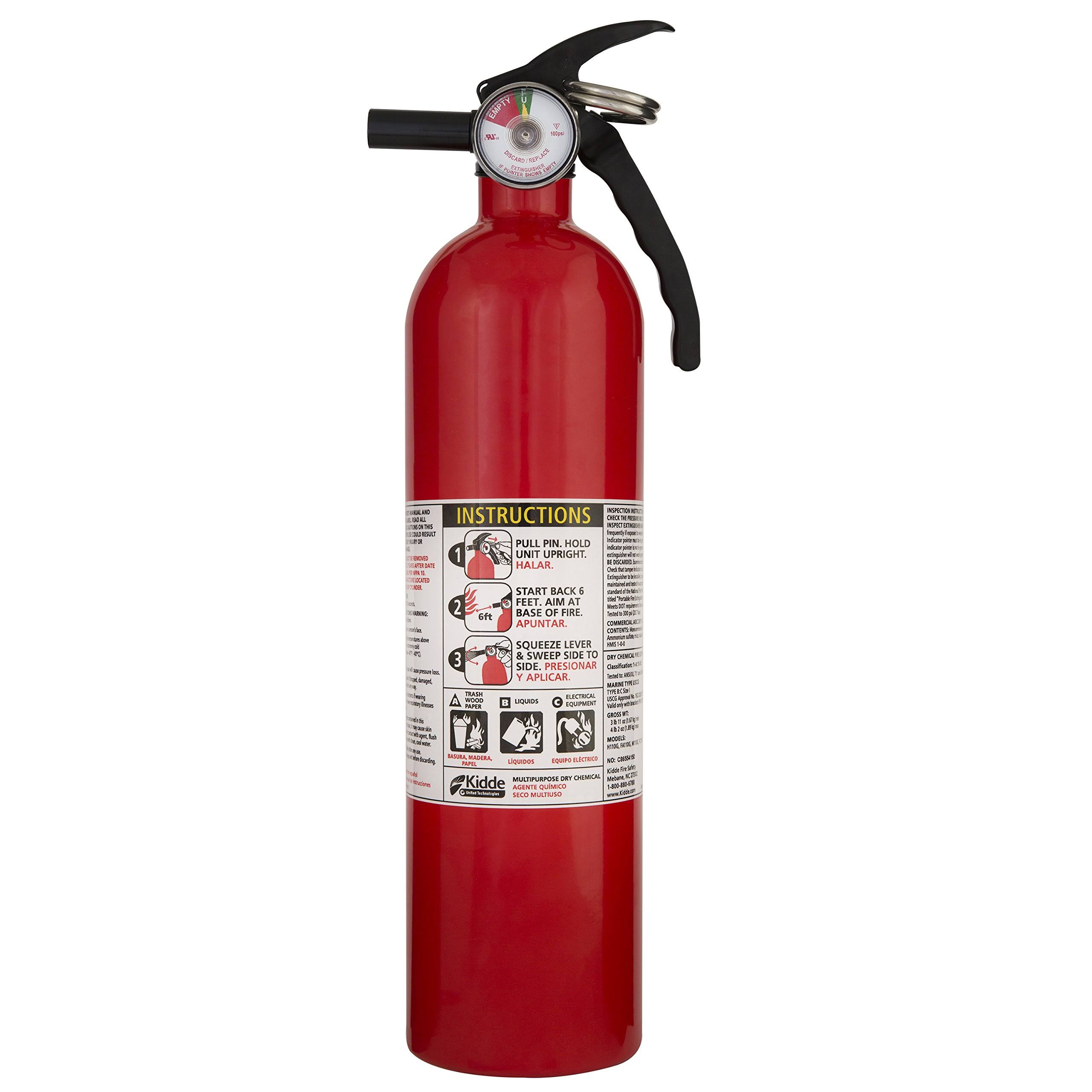Kidde Home Metal Valve Fire Extinguisher