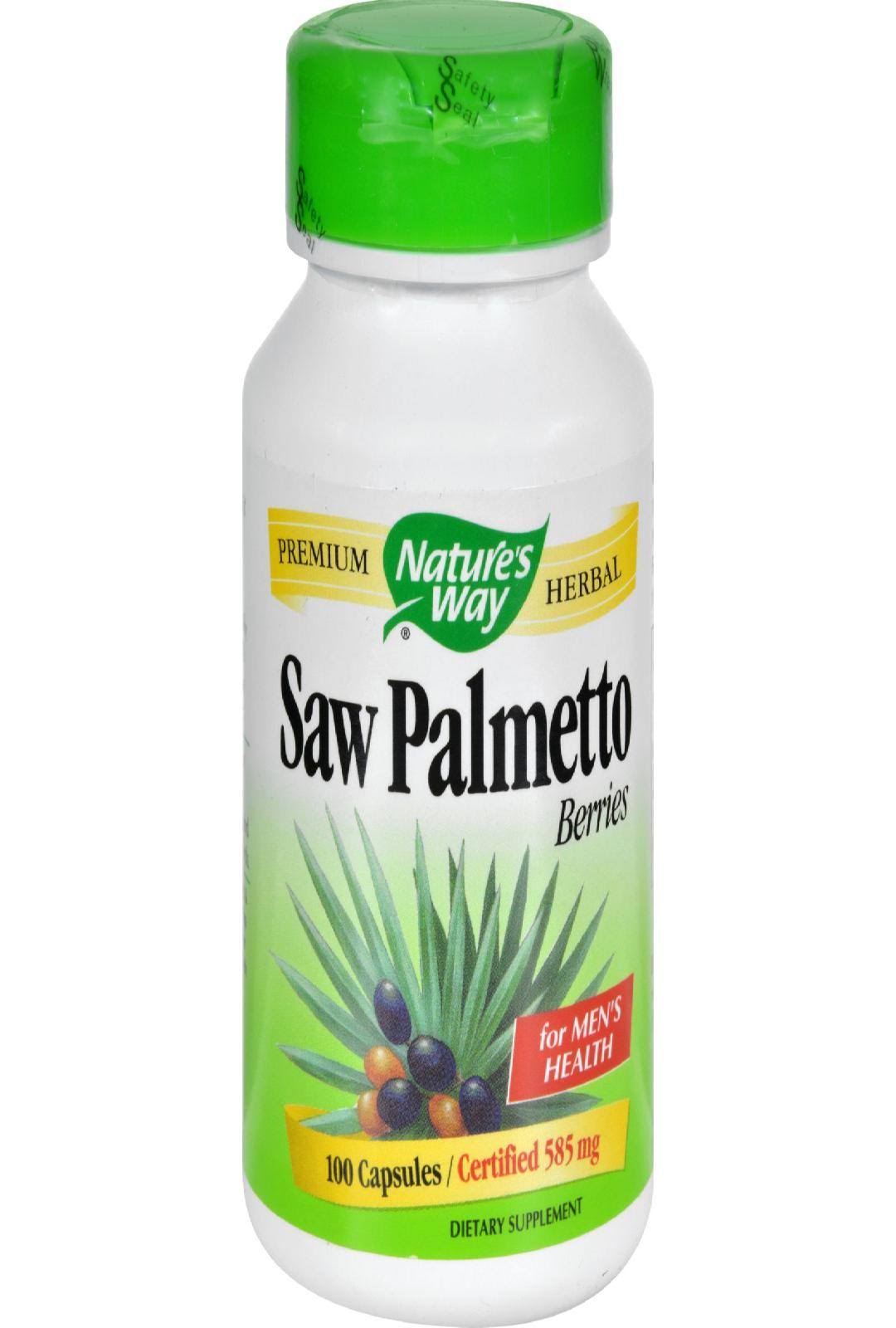 Nature's Way Saw Palmetto Berries Dietary Supplement - 100ct