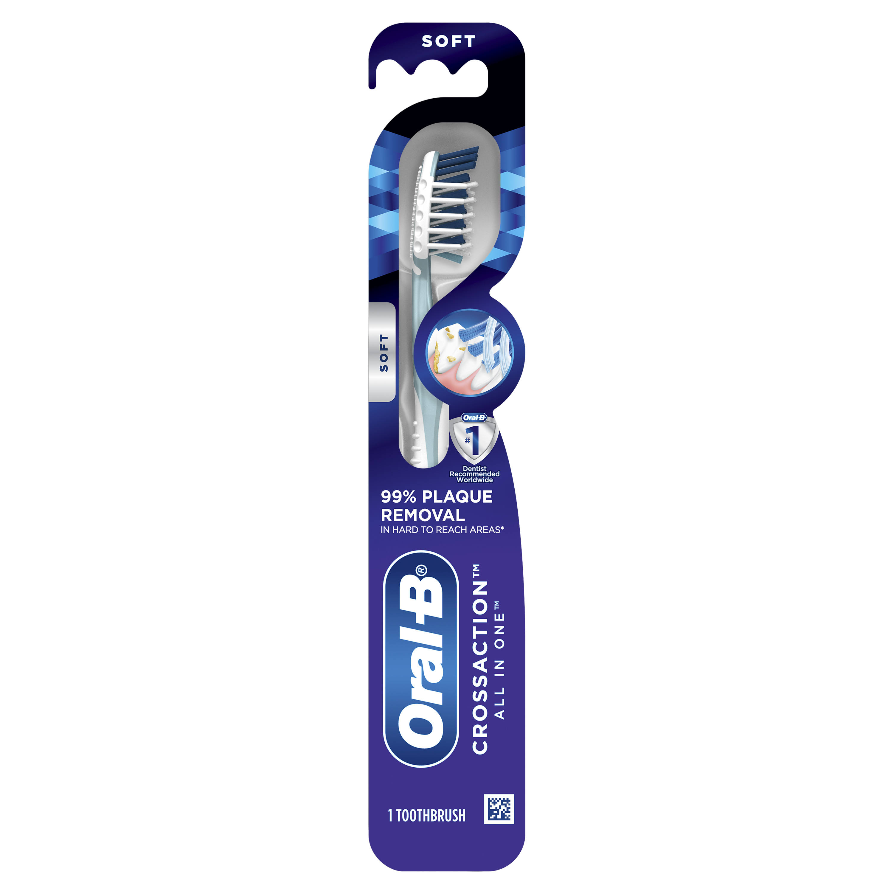 Oral-B Cross Action Toothbrush, Soft