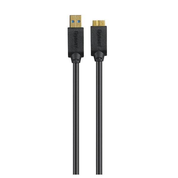 RadioShack Micro USB 3.0 Cable - Black, 6'