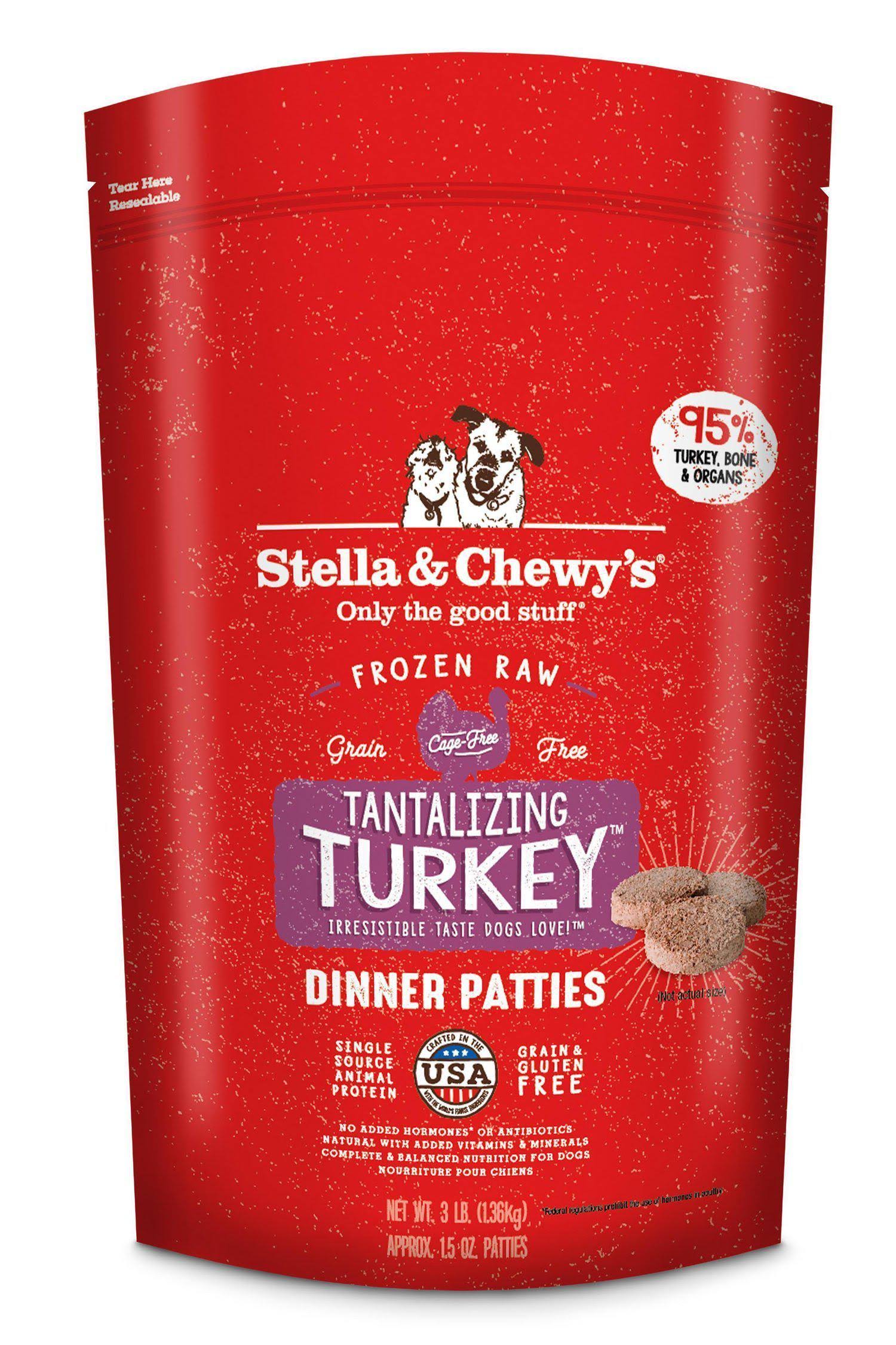Stella and Chewy's Stella Frozen Dog Food - Turkey, 18oz