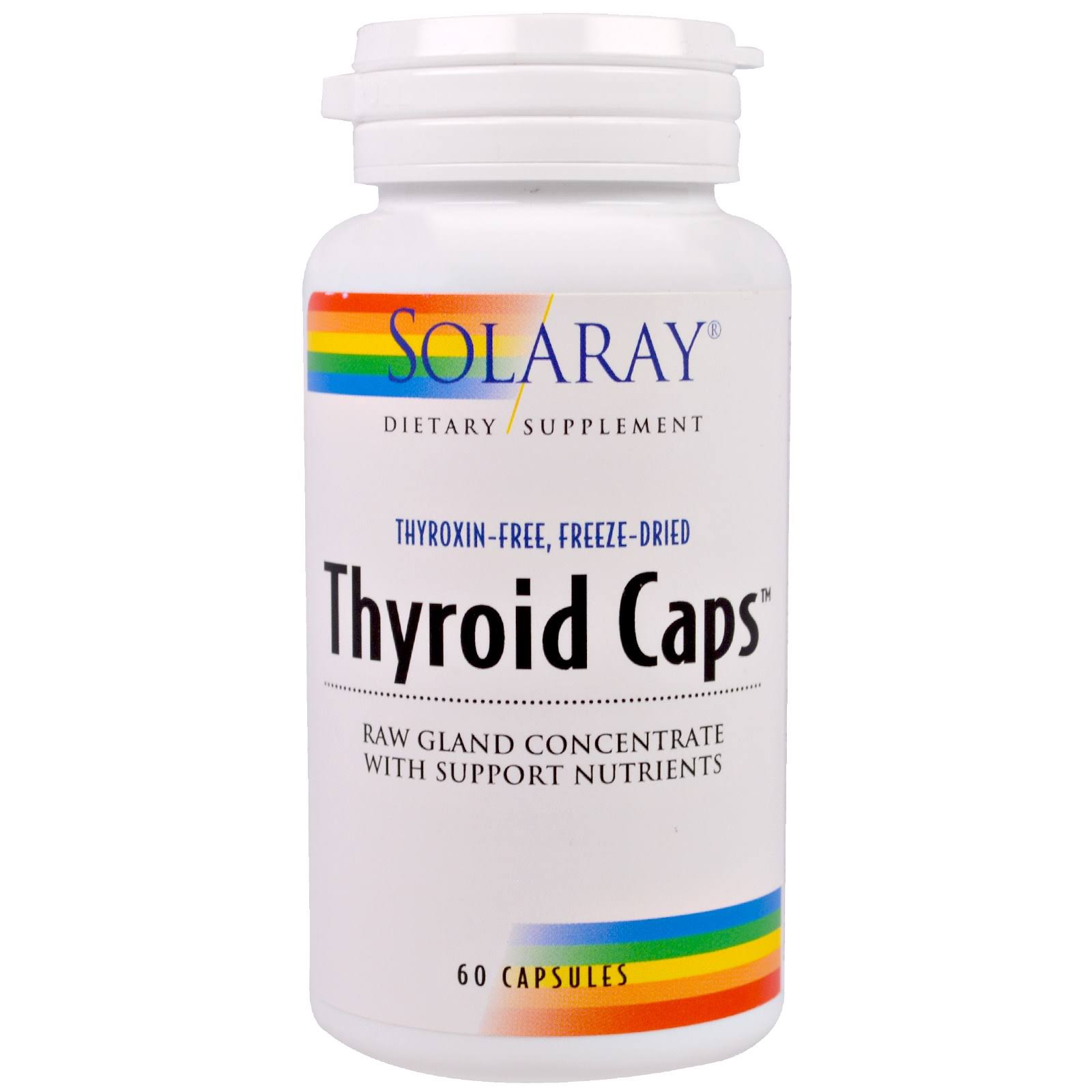 Solaray Thyroid Caps - 60 Capsules