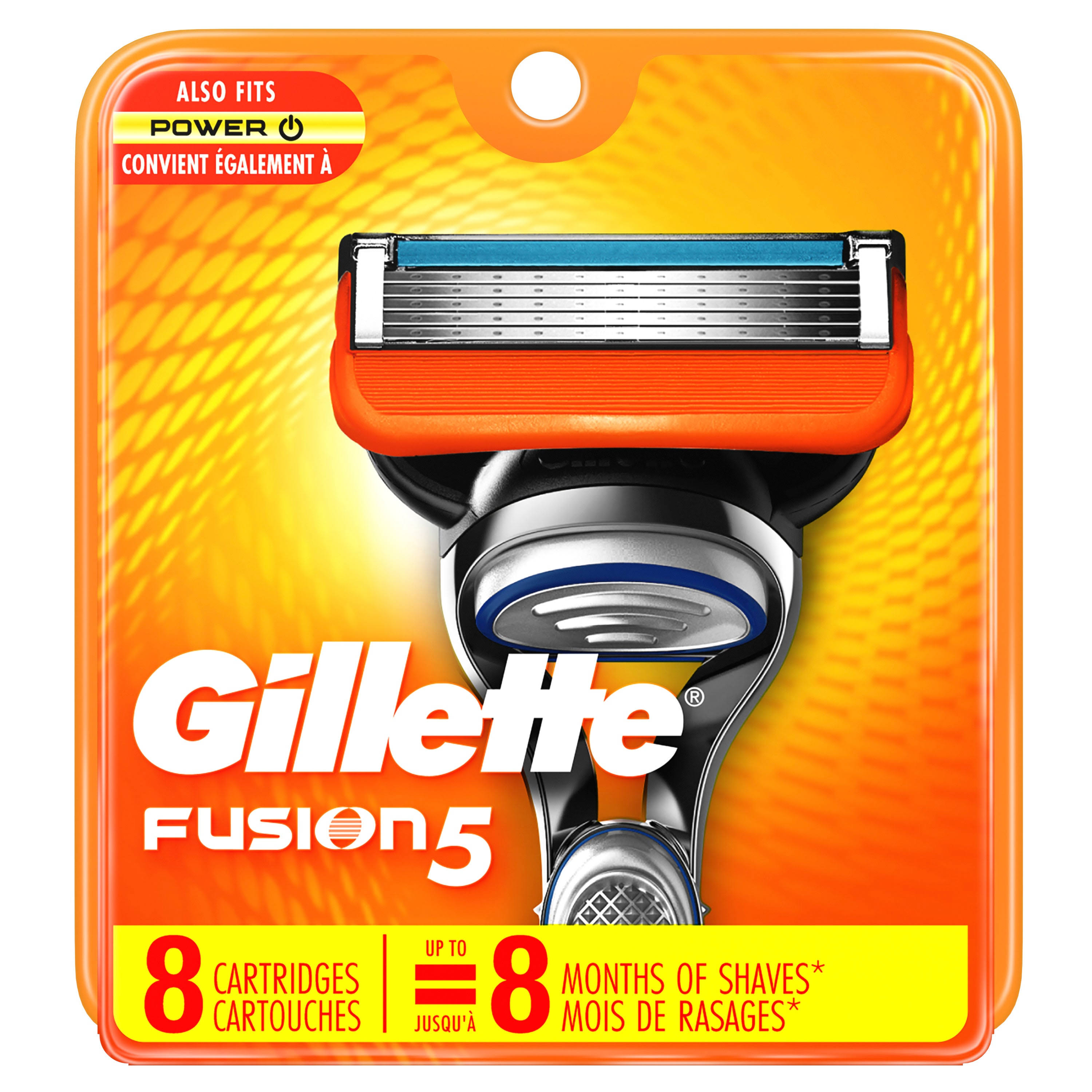 Gillette Fusion Power Razor Blade - 8 Cartridges