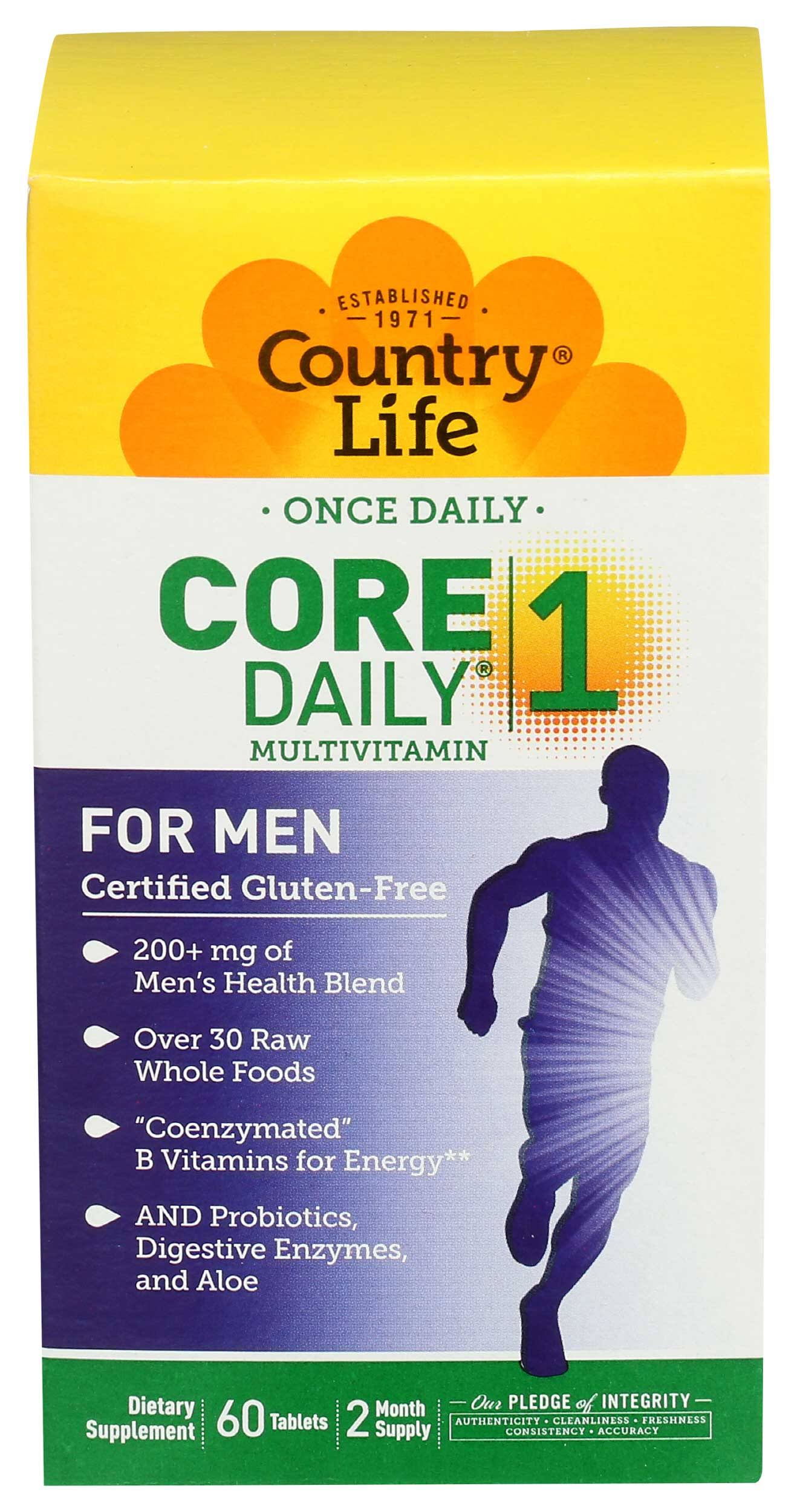 Country Life Core Daily-1 Multivitamins - 60 Softgels