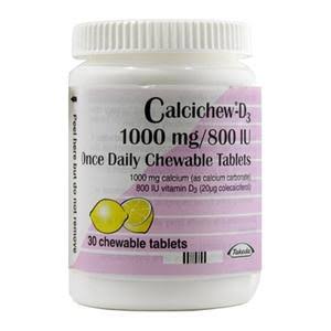 Calcichew-D3 1000 mg/800 IU Once Daily Chewable Tablets 30s
