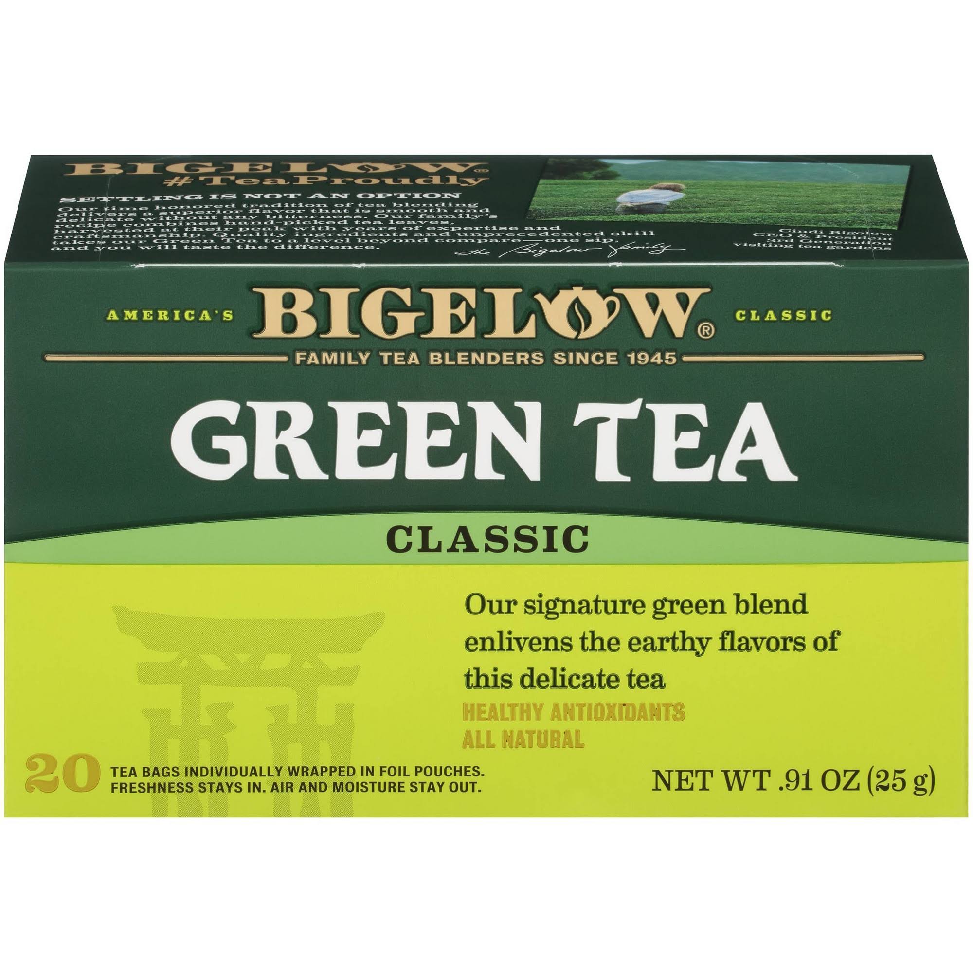 Bigelow Green Tea Classic Tea Bags - 0.91oz, x20