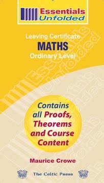 Essentials Unfolded - Leaving Cert - Maths - Ordinary Level