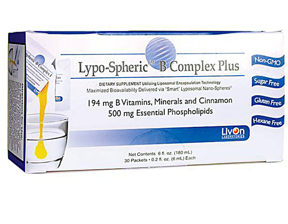 LivOn Laboratories Lypo-Spheric B-Complex Plus - 30 Packets