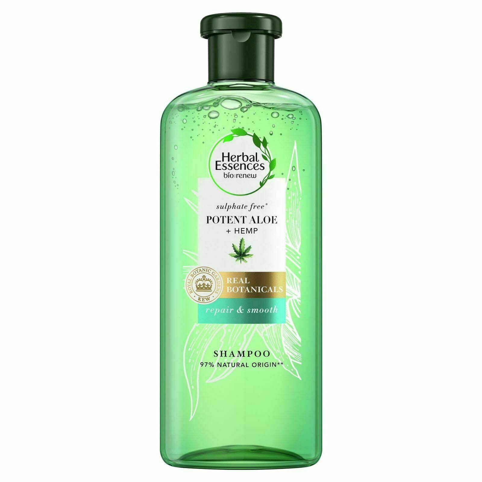 Herbal Essences Bio Renew Sulfate Free Shampoo Aloe & Hemp 380ml