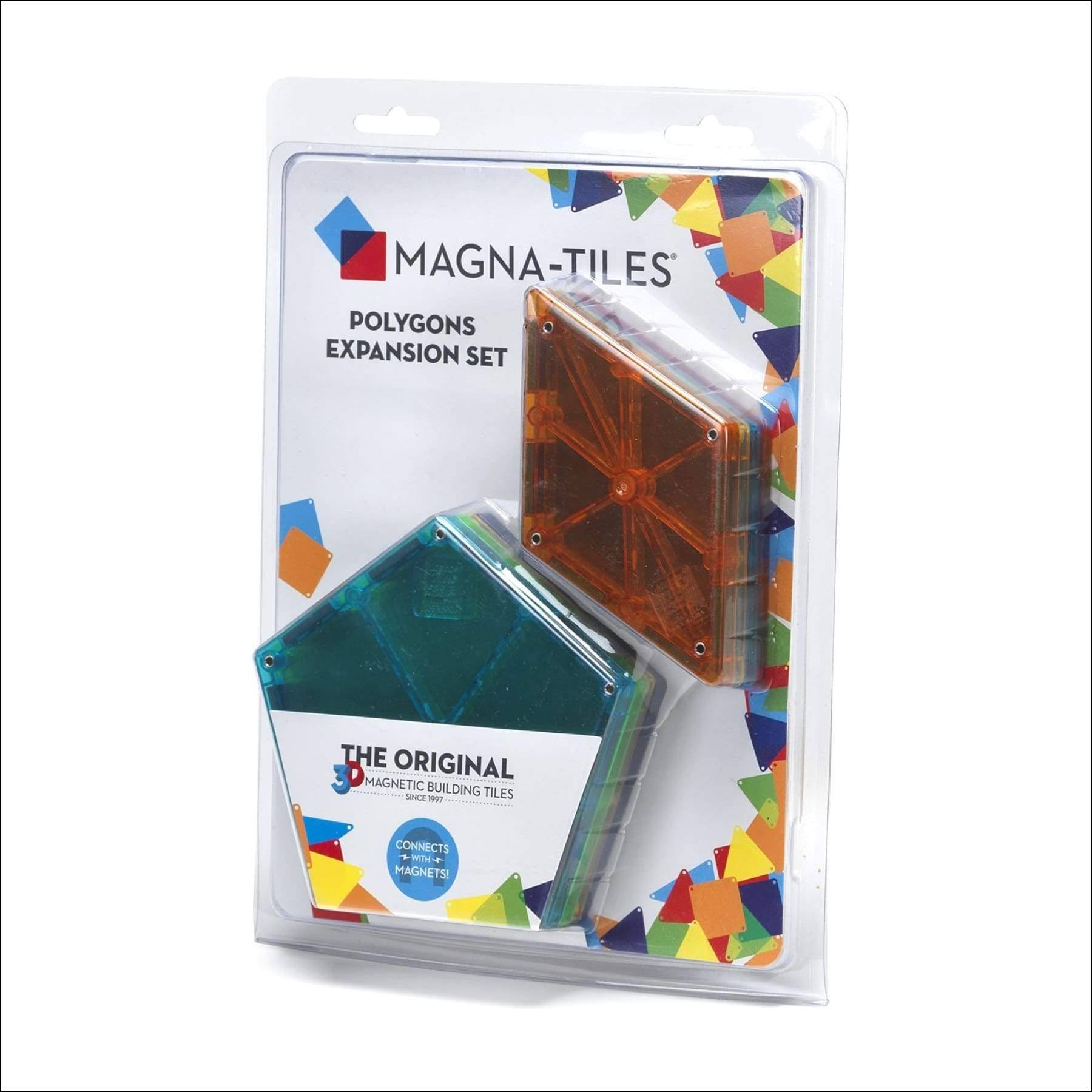 Magna-Tiles 15718 Polygons 8 Piece Expansion Set