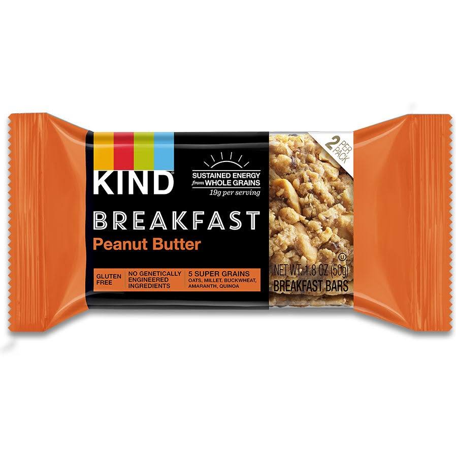 Kind Llc Breakfast Bars, Peanut Butter - 1.8 oz