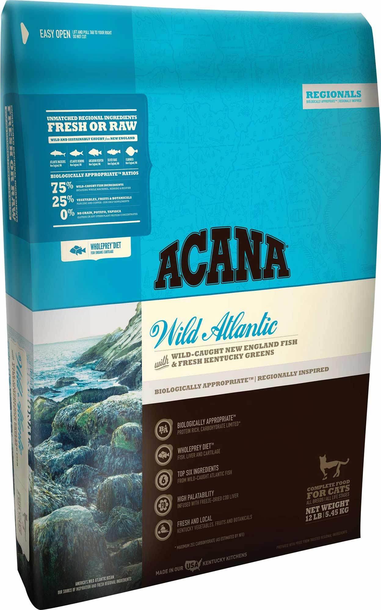 Acana Wild Atlantic Dry Cat Food - 4 lb bag
