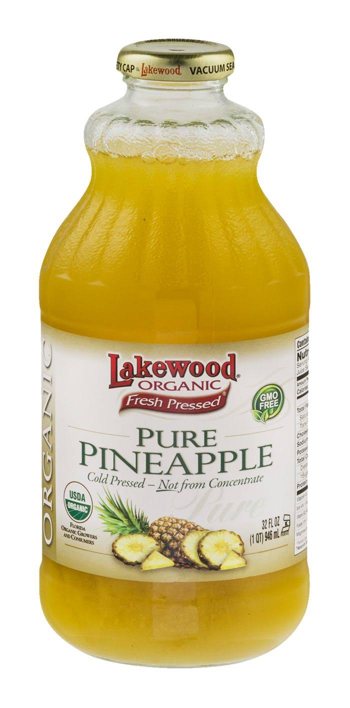 Lakewood Organic Concentrate Juice - Pineapple, Cold Pressed