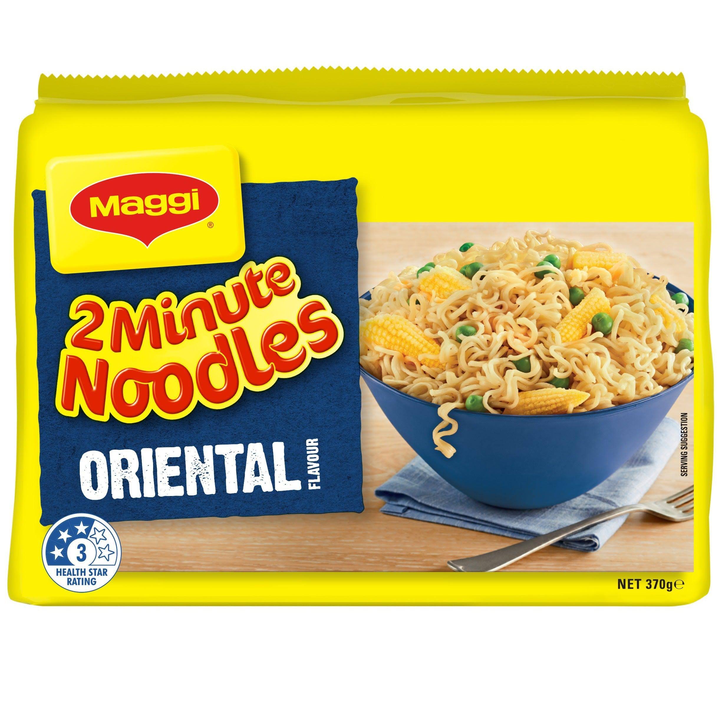 Maggi 2 Minute Instant Noodles Oriental 5 Pack
