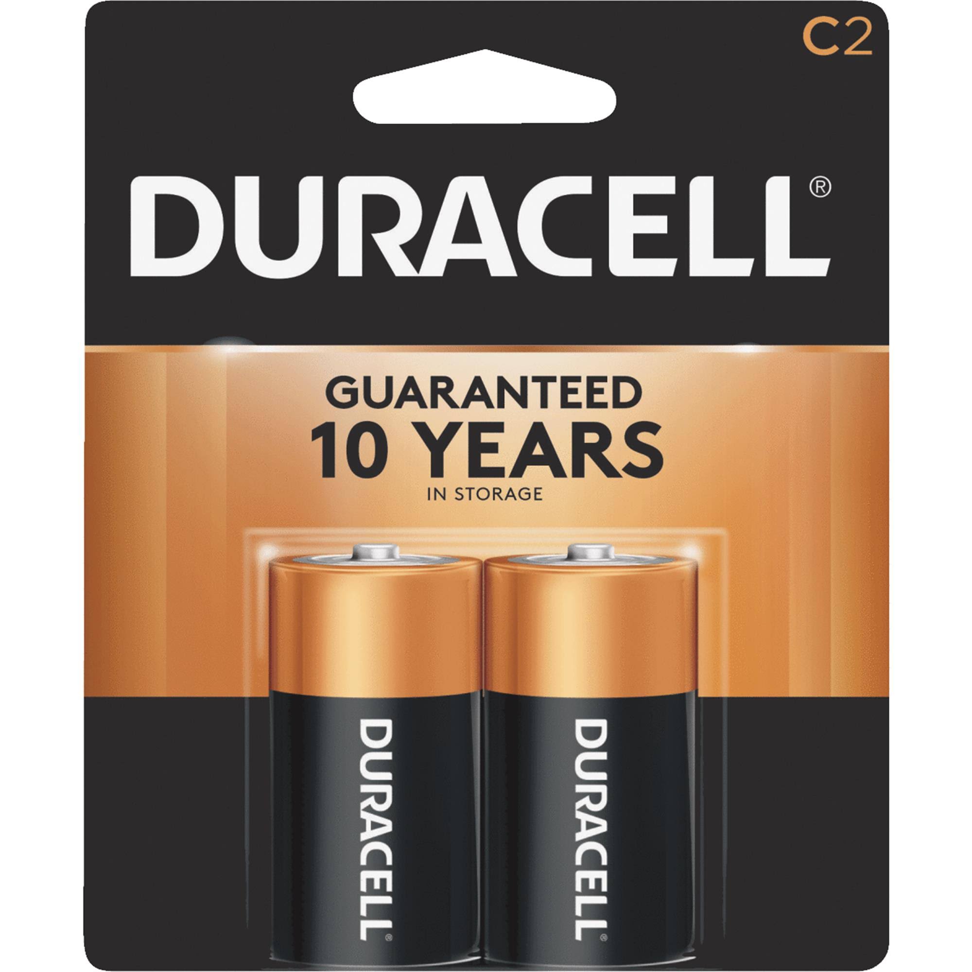 Duracell Alkaline C Battery - 2 Pack