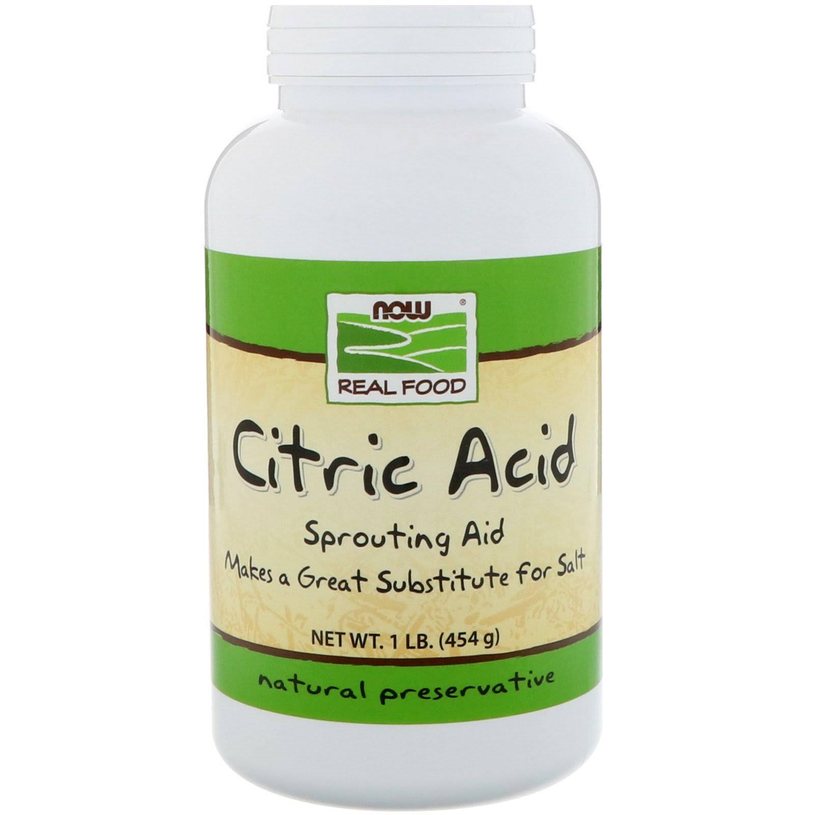 Now Foods Citric Acid - 454g