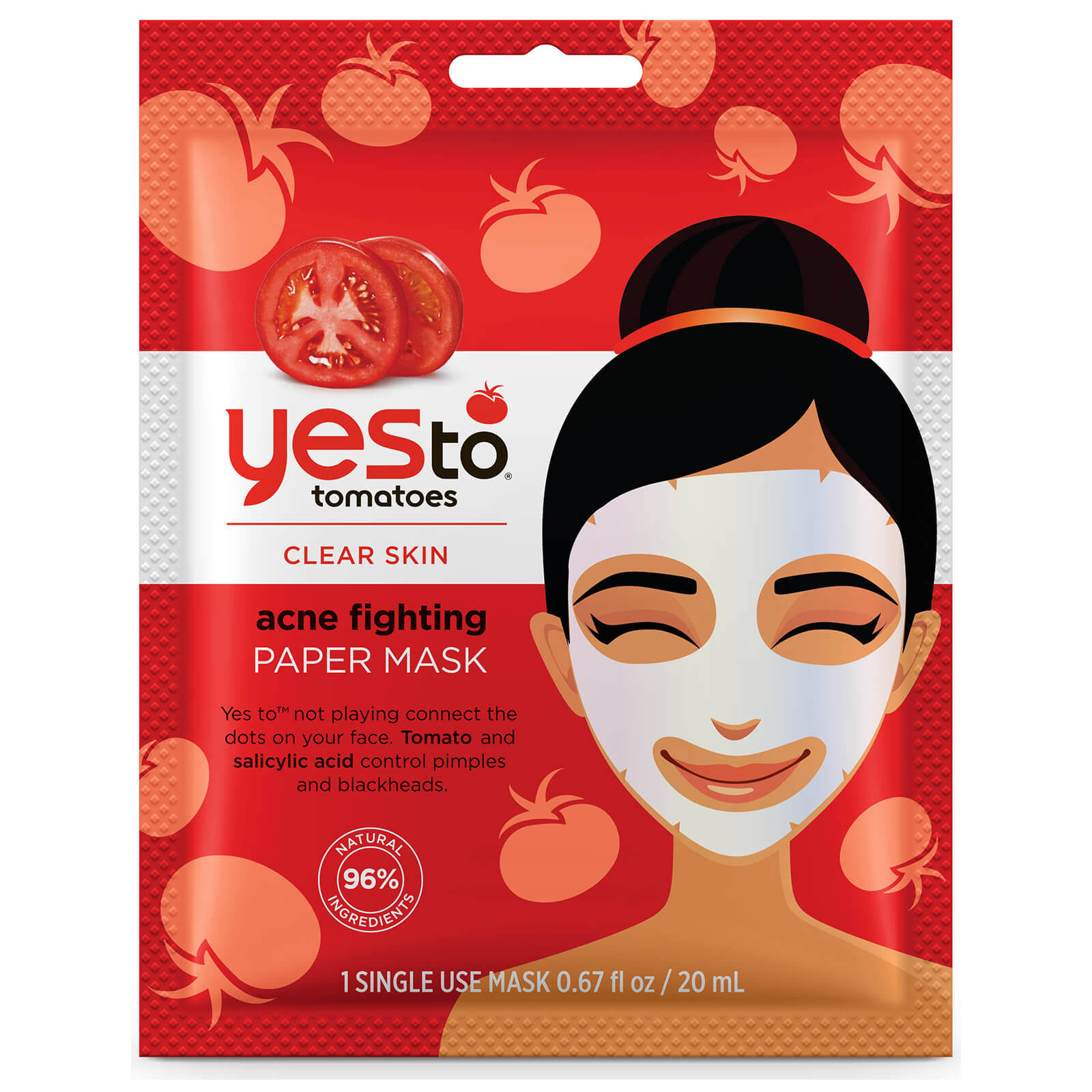 Yes to Tomatoes Blemish Fighting Paper Mask