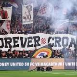 'Reprehensible': Sydney United 58 football fans condemned for Nazi salutes, booing of Welcome To Country