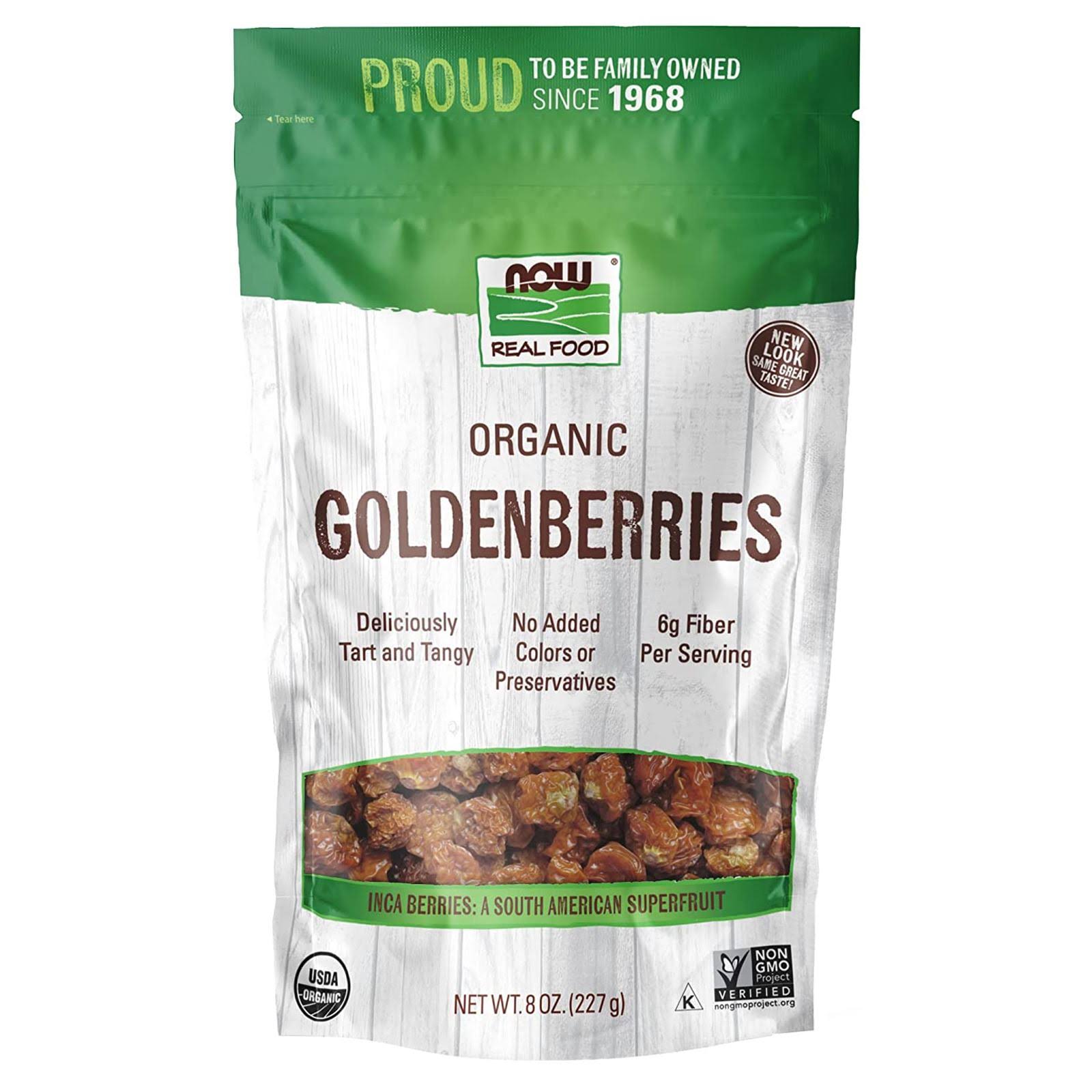 Now Foods Organic Golden Berries - 8 oz