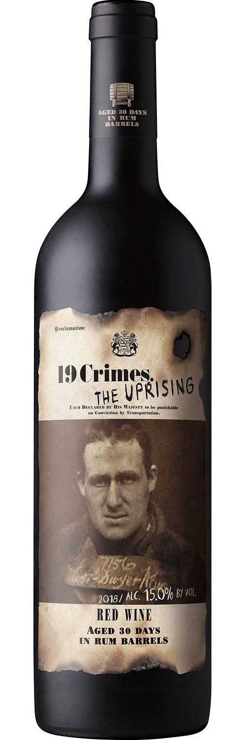 19 Crimes Red Wine, The Uprising - 750 ml