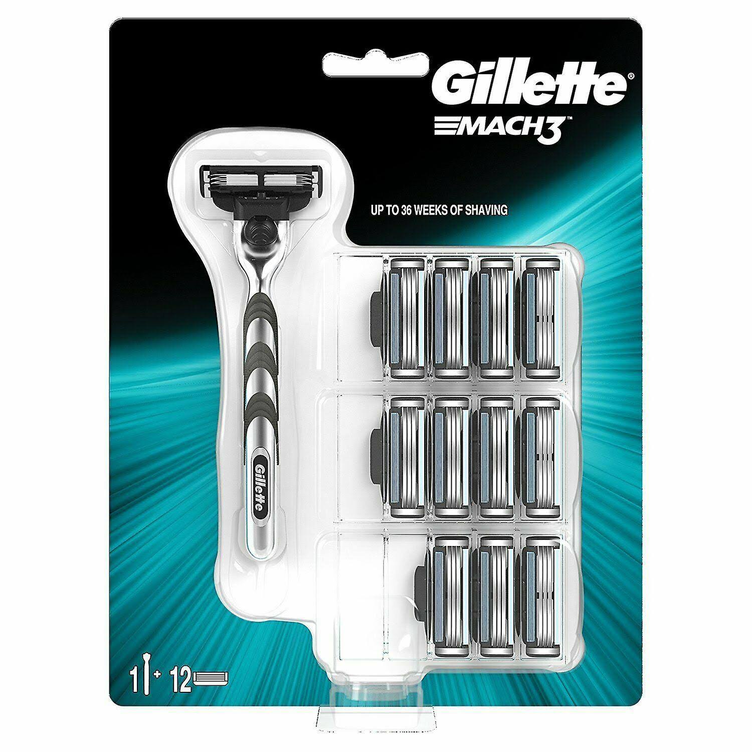 Gillette Mach3 Men's Razor - 11 Blades