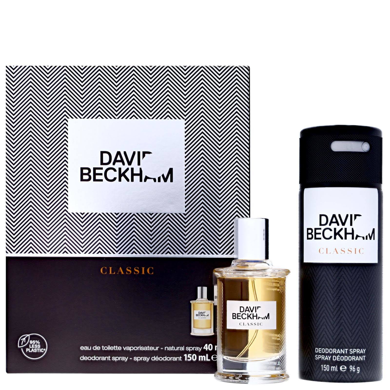 David Beckham Classic Eau De Toilette 40Ml Gift Set