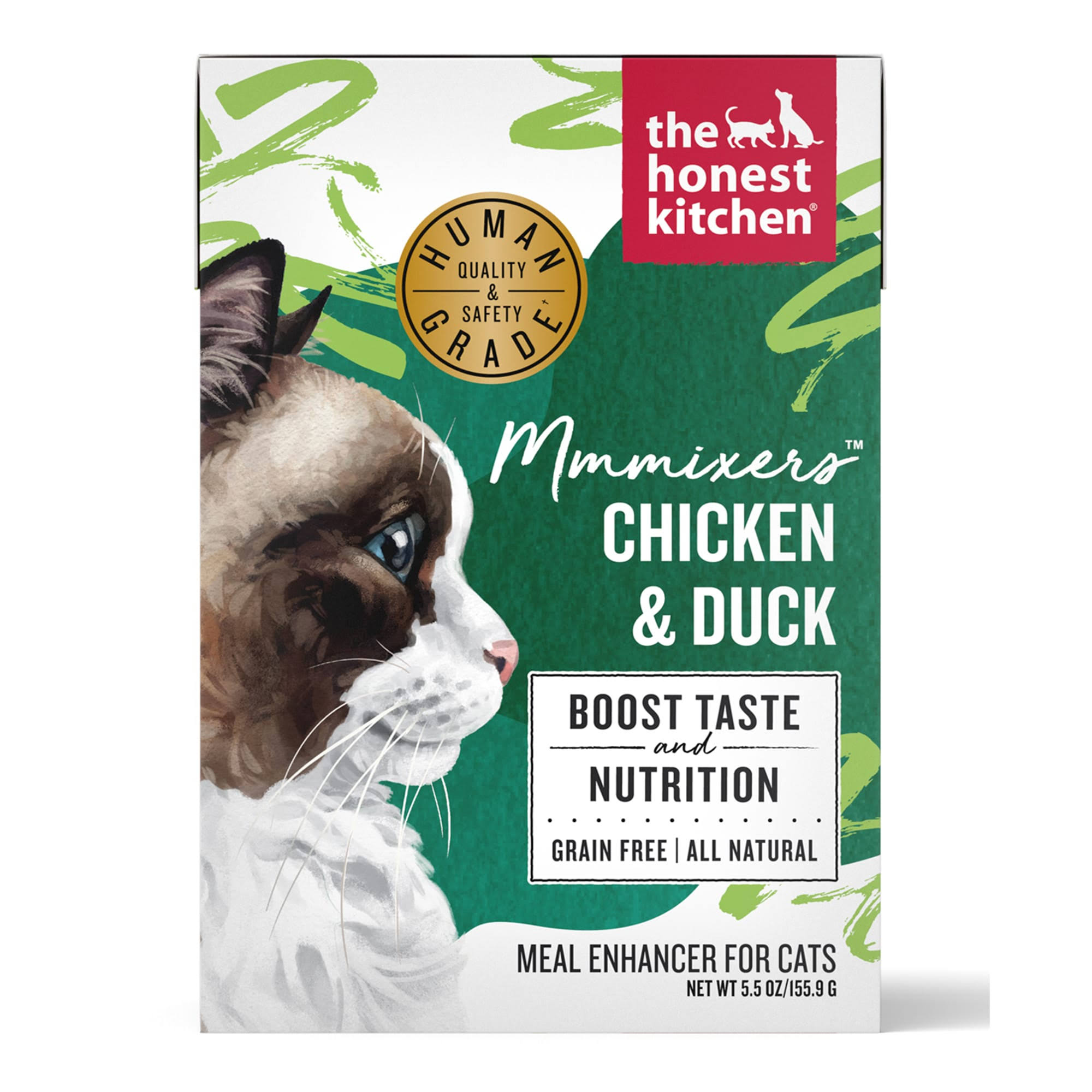 The Honest Kitchen Mmmixers Chicken & Duck Cat Food Topper, 5.5 oz.