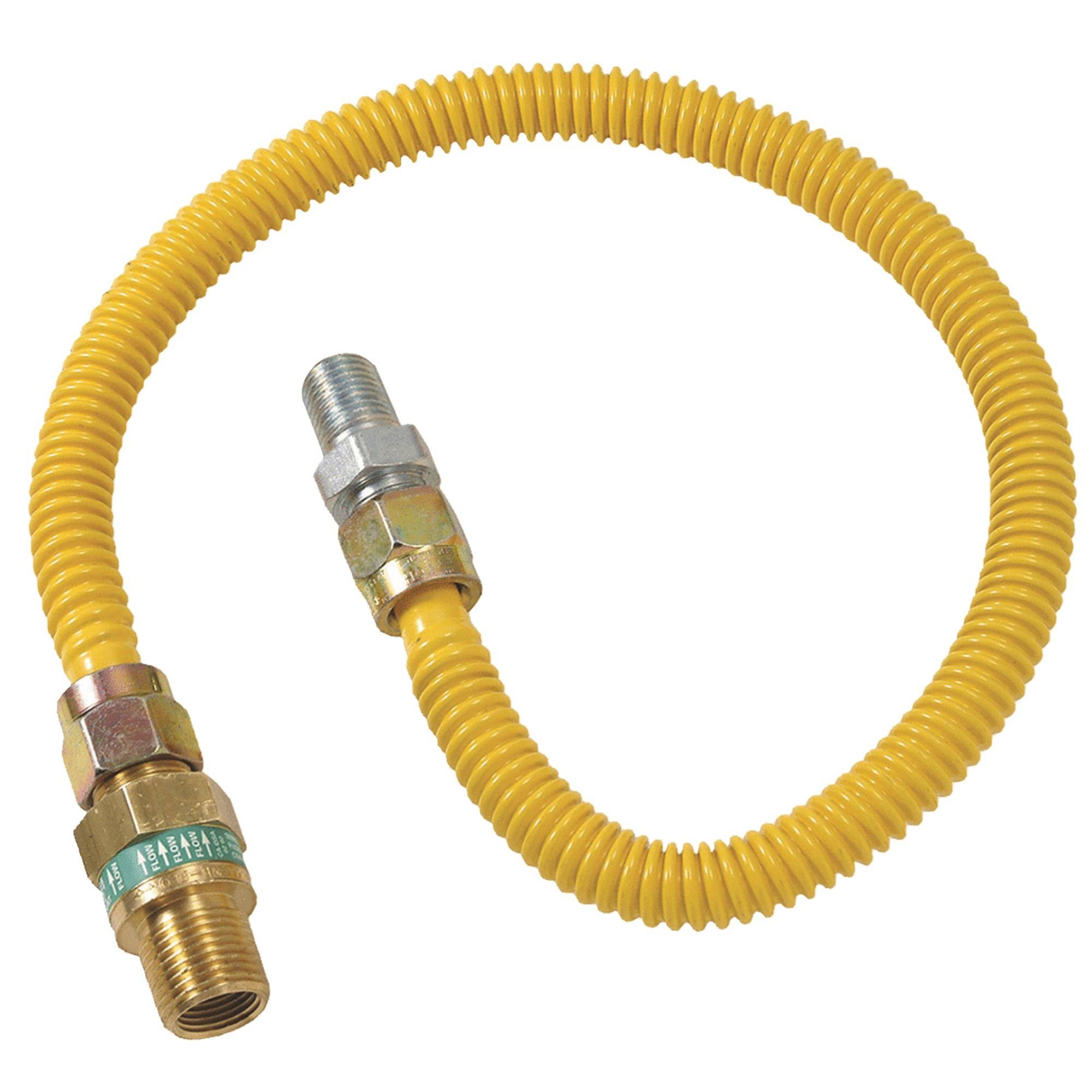 Brass Craft Steel Gas Connector - 1/2"x36"