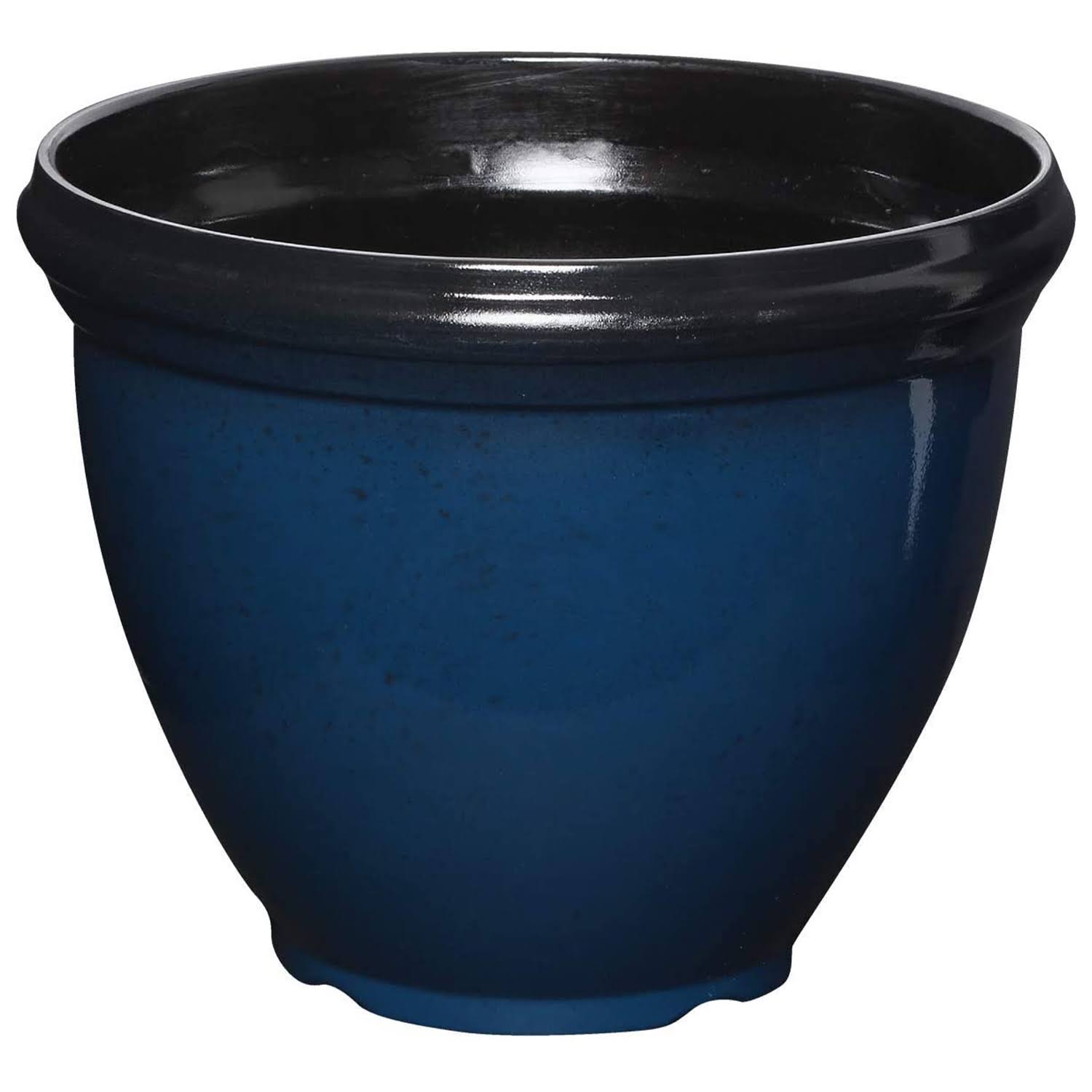 Southern Patio HDR-029755 Heritage Planter - Blue, 12"