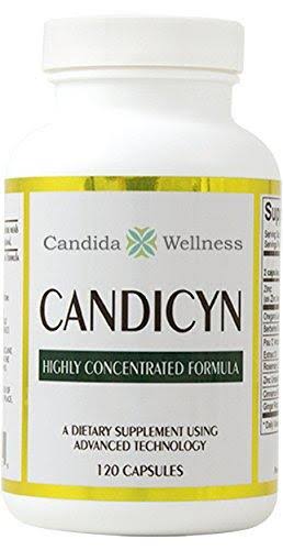 Candicyn (120 Capsules) Candida Antifungal Digestive Supplements for T