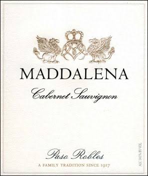 Maddalena Cabernet Sauvignon, Paso Robles (Vintage Varies) - 750 ml bottle