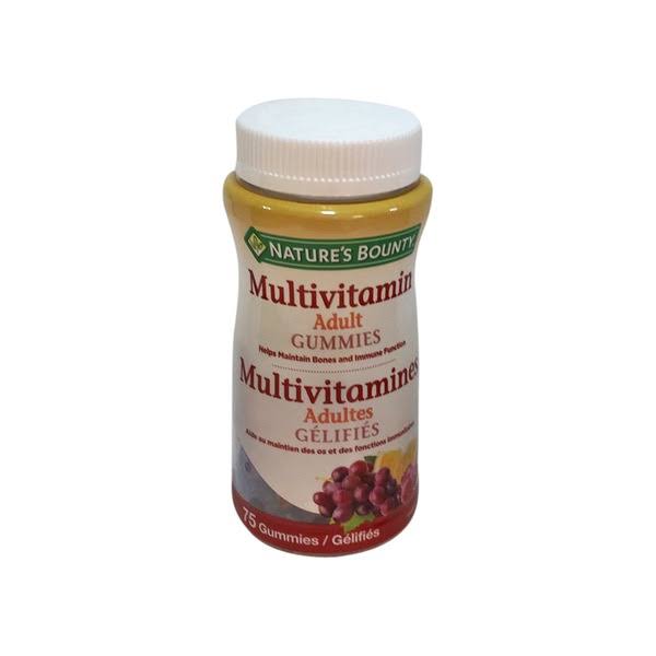 Nature's Bounty Adult Multivitamin Gummies - Unsanded, 75ct
