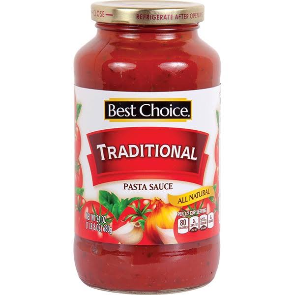 Best Choice Traditional Pasta Sauce - 24 oz