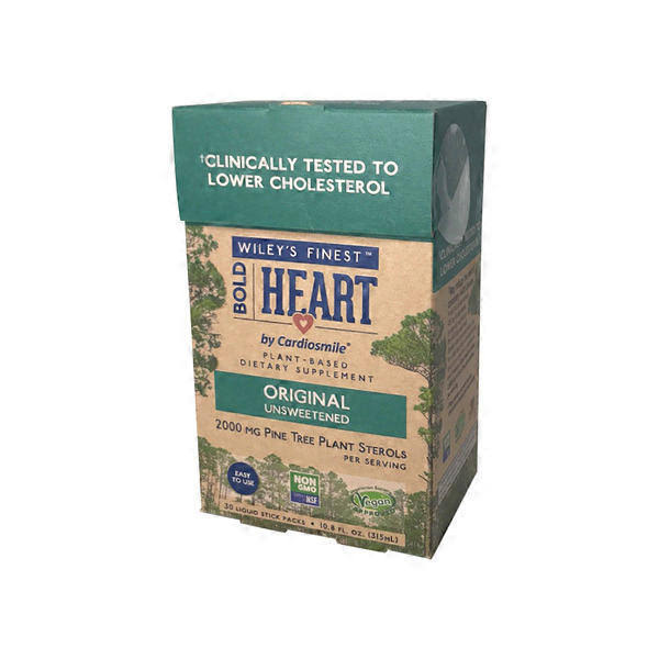 Wiley's Finest Bold Heart by Cardiosmile 2,000 MG Plant Sterols per Se