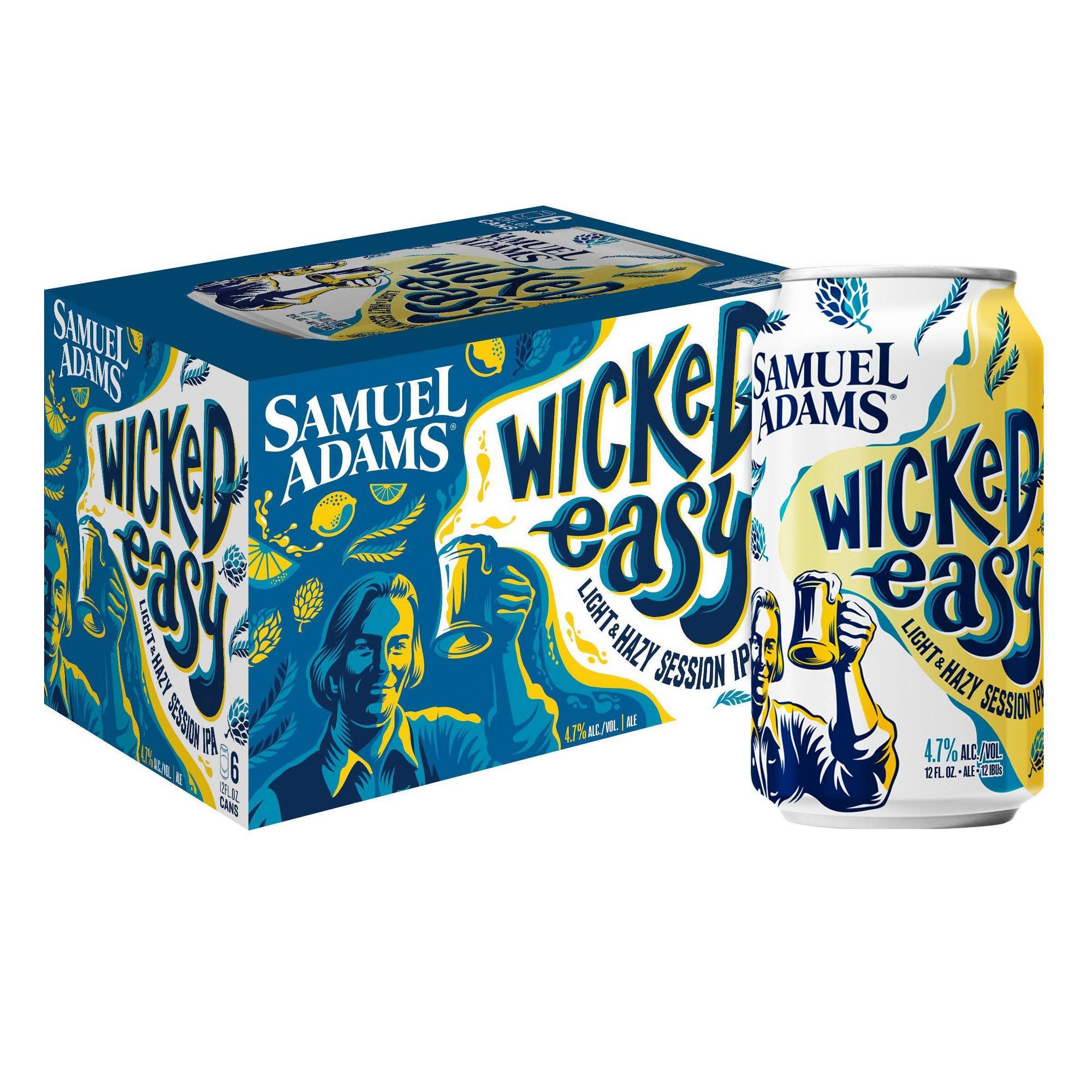 Samuel Adams Beer, Lager, Sam '76 - 6 pack, 12 fl oz cans