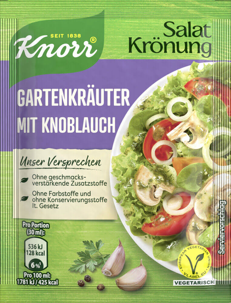 Knorr Salat Kronung Garlic/Garden Art 5pk 45g