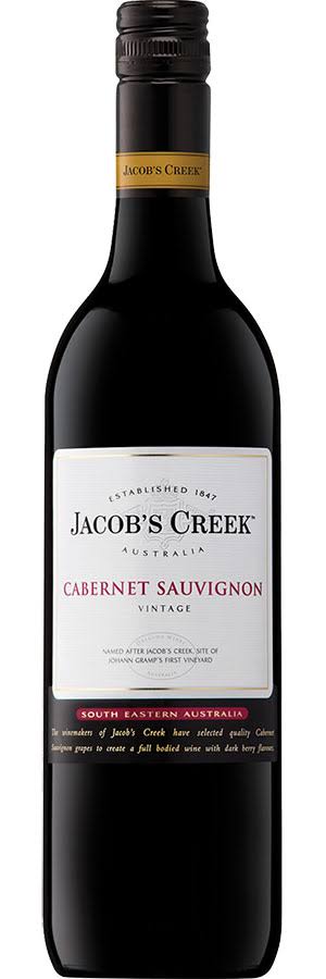 Jacob's Creek Cabernet Sauvignon, Australia (Vintage Varies) - 750 ml bottle