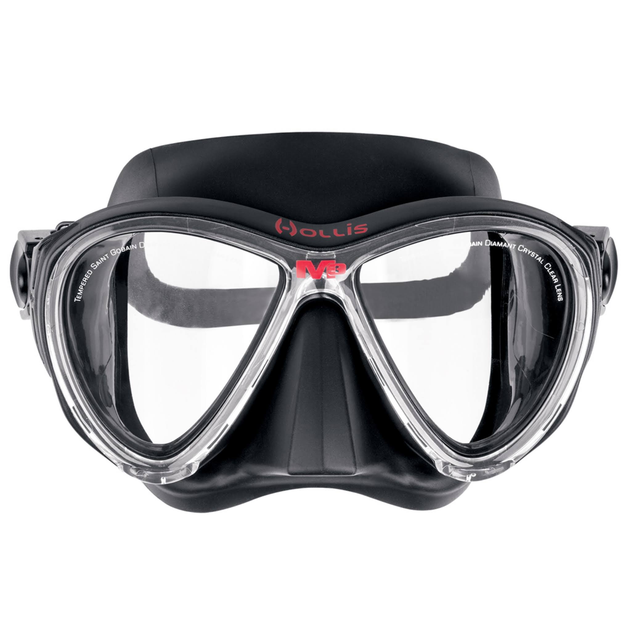 Hollis M 3 Scuba Diving Dive Free Diving Mask - Black