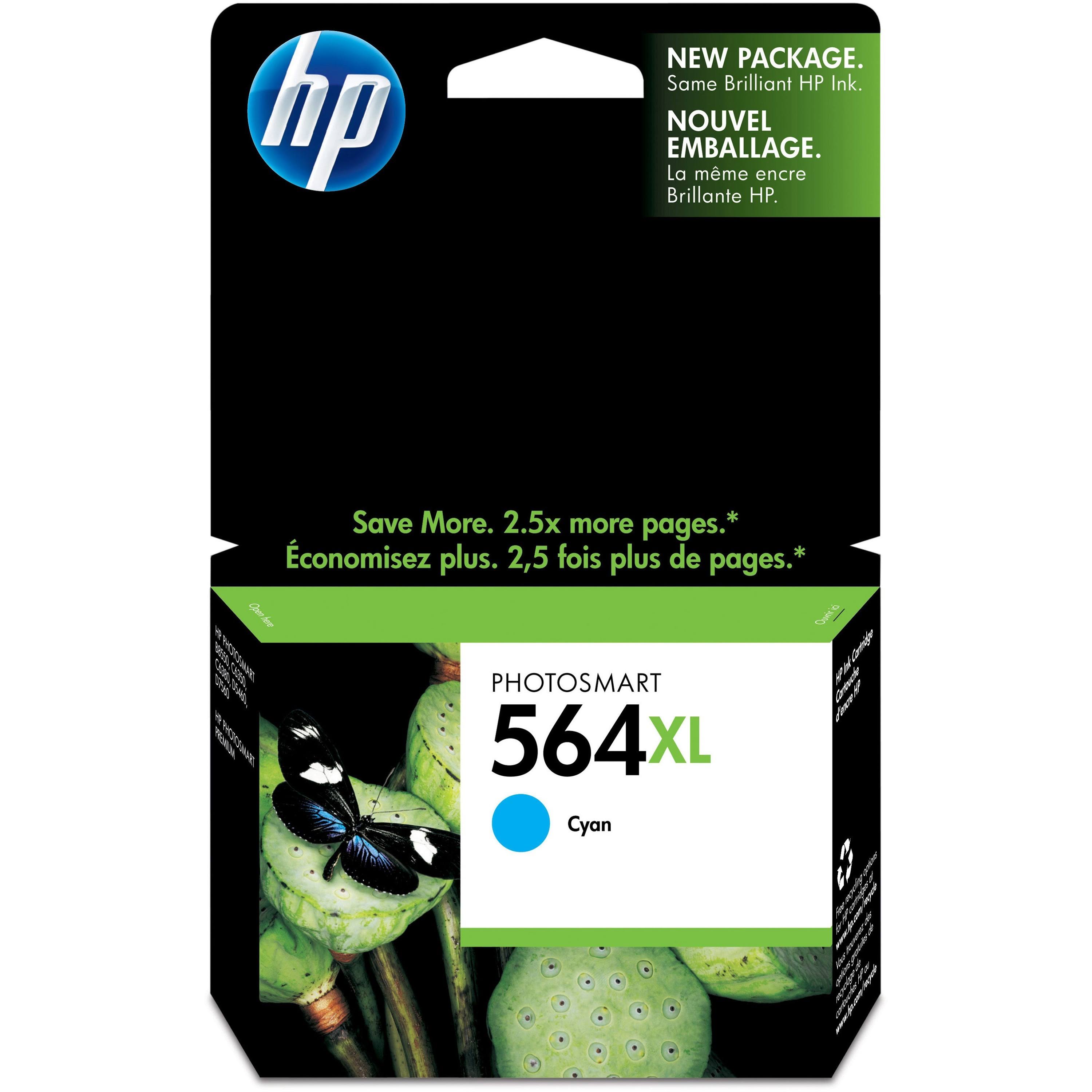 HP 564XL Cyan High Yield Original Ink Cartridge