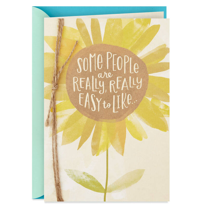 Hallmark Thinking of You Card, Sunflower Goodbye Card
