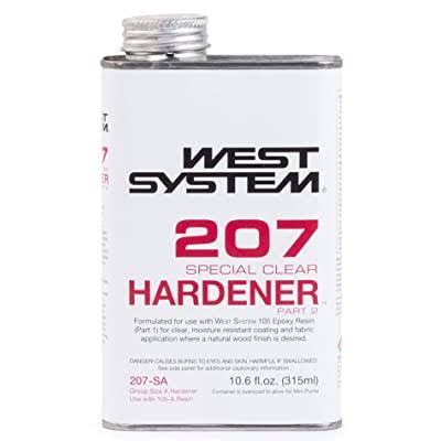West Systems 207 Special Hardener - Clear, o.66 Pint