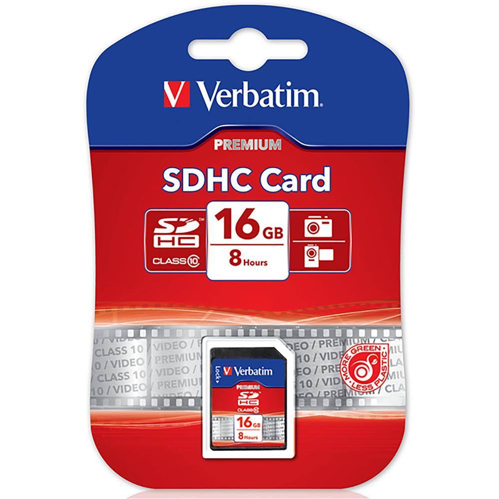 Verbatim Premium SDHC Memory Card - 8gb