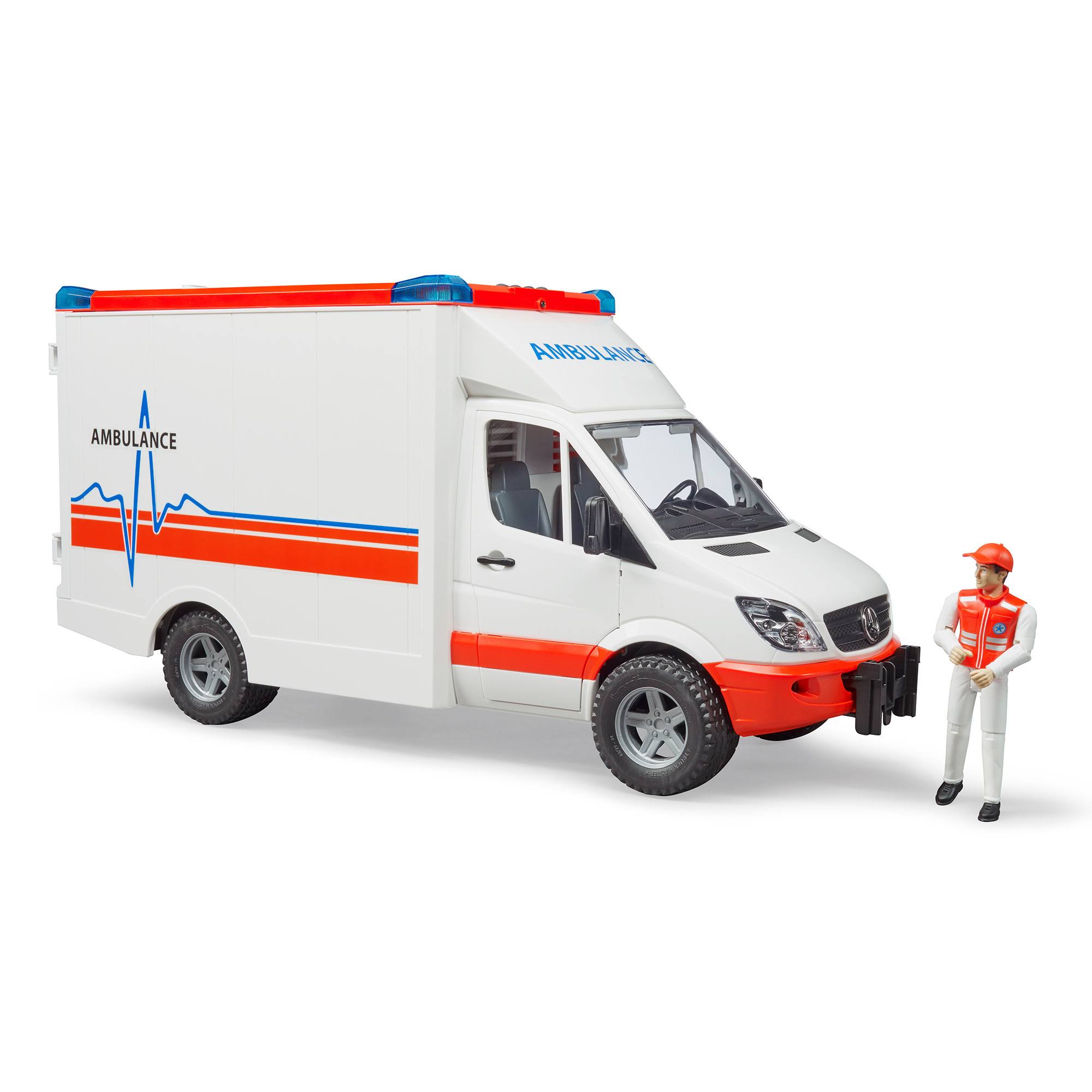 Mercedes Benz Sprinter Ambulance with Driver Model Toy Kit