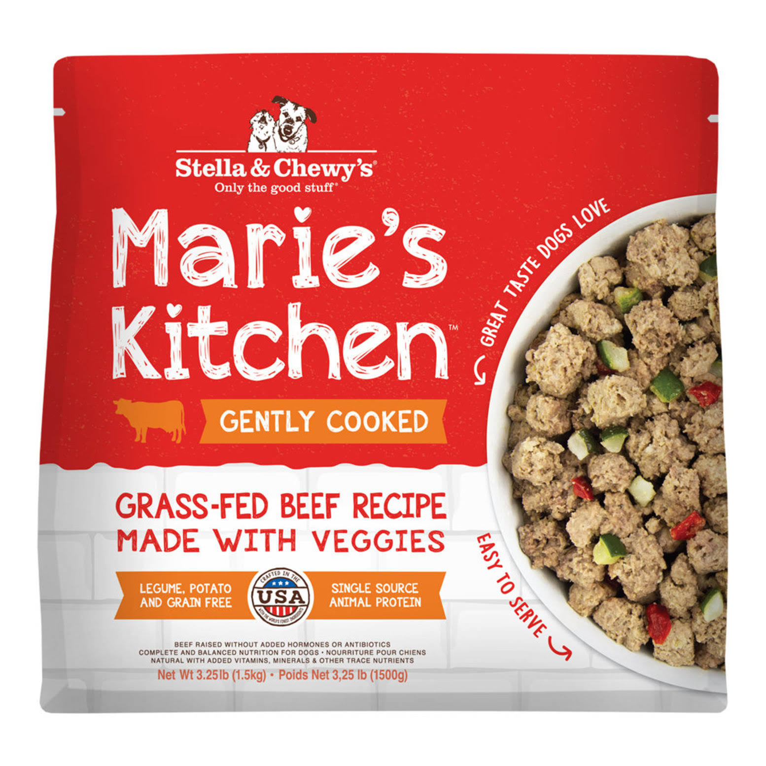Stella & chewy's Marie's Kitchen Beef Gently Cooked 3.25LB